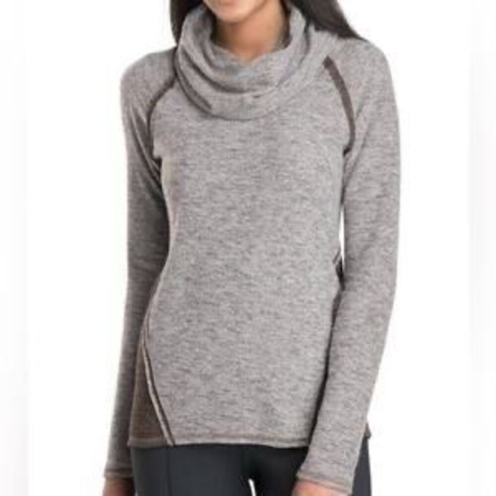 Kuhl Heather Gray Cowl Neck Women's Sweater